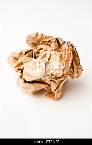 ball of paper isolated Stock Photo