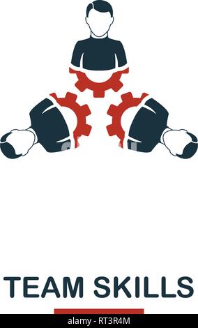 Team Skills icon. Premium style design from teamwork icon collection. UI and UX. Pixel perfect Team Skills icon for web design, apps, software, print Stock Vector