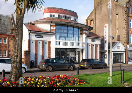 Campbeltown Picture House, opened in 1913  it was one of the first purpose built cinemas in Scotland and is now a grade A listed building. Stock Photo