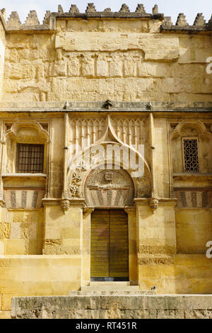 Postigo del Palacio gate, Cathedral of Cordoba, Andalusia, Spain. Stock Photo