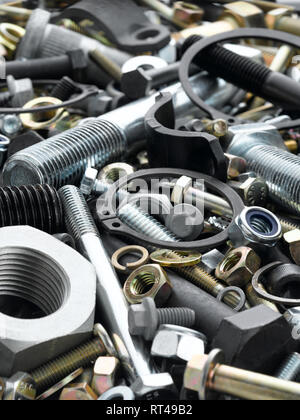 nuts and bolts Stock Photo