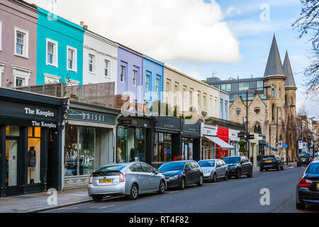 Westbourne Grove, Notting Hill, London Stock Photo