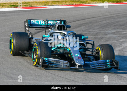 Valtteri Bottas (FIN) Mercedes AMG F1 W09 rear diffuser and