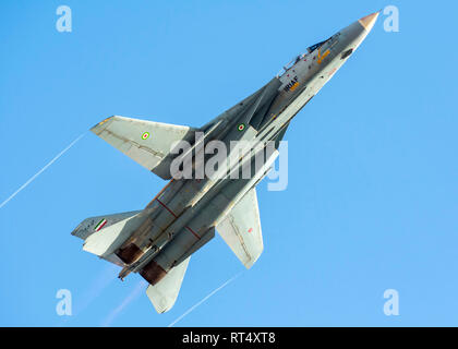 An F-14A Tomcat of the Islamic Republic of Iran Air Force. Stock Photo