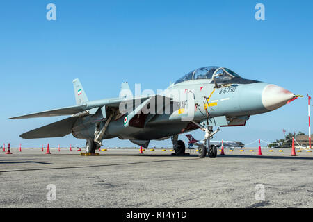 An F-14A Tomcat of the Islamic Republic of Iran Air Force. Stock Photo