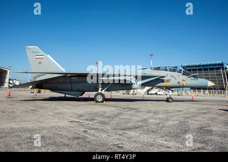 An F-14A Tomcat of the Islamic Republic of Iran Air Force. Stock Photo