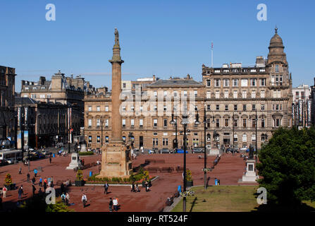 Artistic domes of Glasgow City Chambers, Scotland, United Kingdom