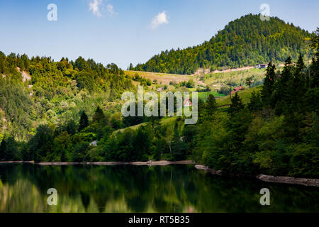 Landscape View Of The River Beli Rzav , And Spajici Lake From The ...