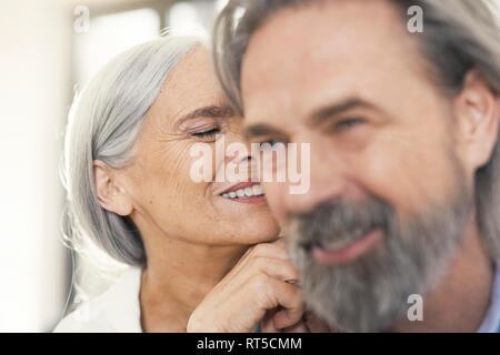 Portrait of an affectionate senior couple Stock Photo