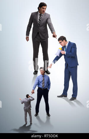 Businessmen blaming each other for failures Stock Photo