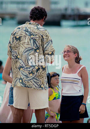 David Hasselhoff Baywatch Hawaiian Wedding 2003 Stock Photo Alamy