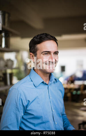 Portrait of smiling businessman Stock Photo