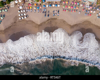 Indonesia, Bali, Aerial view of Berawa beach Stock Photo