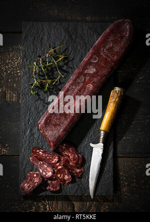Buffalo salami Stock Photo