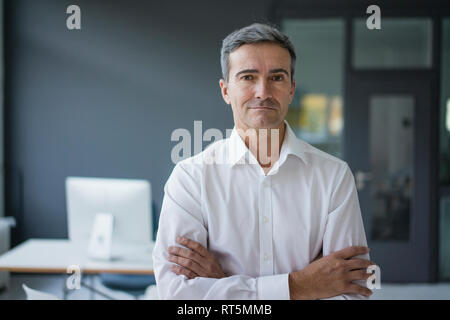 Portrait of confident businessman in the office Stock Photo
