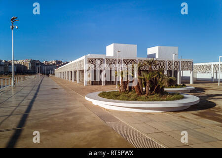 The new marina of Tangier, north of Morocco Stock Photo