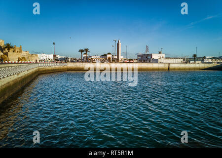 The new marina of Tangier, north of Morocco Stock Photo