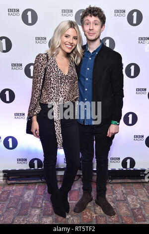 Matt Edmondson and Mollie King attending Radio 1's Big Weekend launch party, at Shoreditch House in London. Stock Photo