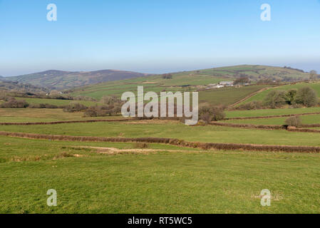 Exmoor National Park, North devon, England, UK. February 2019. Stock Photo