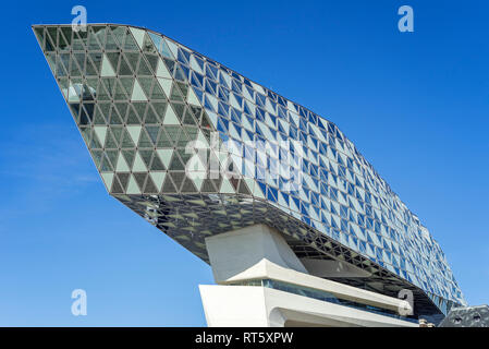 Port Authority Building / Port House / Havenhuis, head office in the Antwerp harbour, Belgium Stock Photo