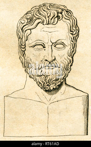 Thales of Miletus (c.624-c.546 BC), Ancient Greek philosopher ...