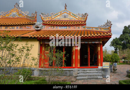 The Trieu To Mieu Temple in the Imperial City, Hue, Vietnam Stock Photo