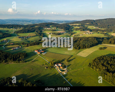 Germany, Bavaria, Passau, Aerial view of Passau region Stock Photo