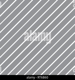Vector seamless texture with slanting grey and white lines. EPS 10 Stock Vector