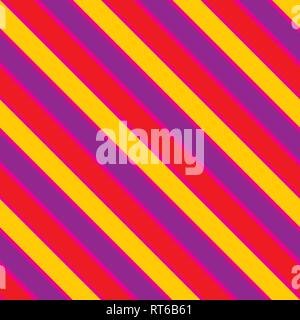 Vector seamless texture with slated colorful lines. EPS 10 Stock Vector