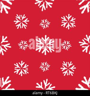 Vector seamless pattern with snowlakes. Christmas background. EPS 10 Stock Vector