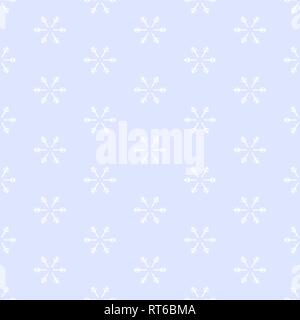 Vector seamless pattern with snowlakes. Christmas background. EPS 10 Stock Vector
