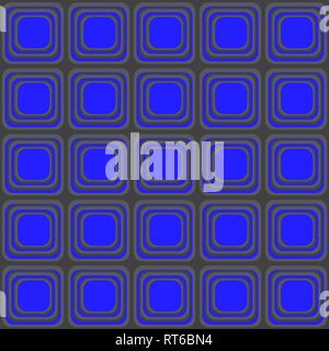 Vector seamless texture with rounded squares looking like old tv. EPS 10 Stock Vector