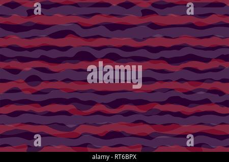 Abstract rendy horizontal seamless background with geometric wavy texture. EPS 10 Stock Vector