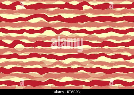 Abstract rendy horizontal seamless background with geometric wavy texture. EPS 10 Stock Vector