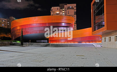 Holon ISRAEL 18.02.2019 : Design Museum Holon is museum in Israel. The building of the museum was planned and designed by Israeli architect and indust Stock Photo