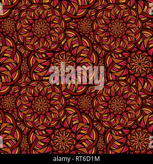 Abstract woven pattern vector seamless pattern. Suitable for textiles and background. Stock Vector