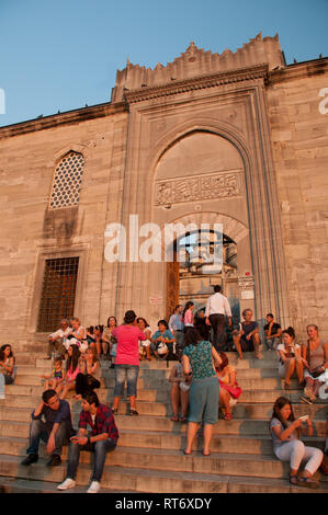 Asia, Turkey, Istanbul, Yeni Camii, New Mosque, Eminonu Stock Photo