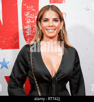 Amy Castano attends the premiere of Fighting With My Family at Event Cinemas George Street. Stock Photo