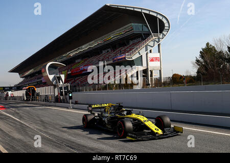 Barcelona, Spain. 28th February, 2019. #27 Nico Hulkenberg, Renault F1 Team. Montmelo Barcelona 28/02/2019 Circuit de Catalunya  Formula 1 Test 2019  Photo Federico Basile / Insidefoto Credit: insidefoto srl/Alamy Live News Stock Photo