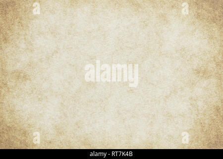 Natural brown colored old paper texture or vintage canvas background Stock Photo
