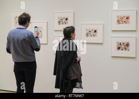 Exhibition at the Museum of Modern Art, NYC, USA Stock Photo