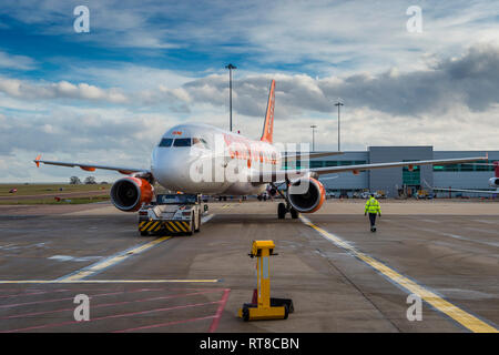luton airport england terminal gb alamy aeroplane apron easyjet waiting area