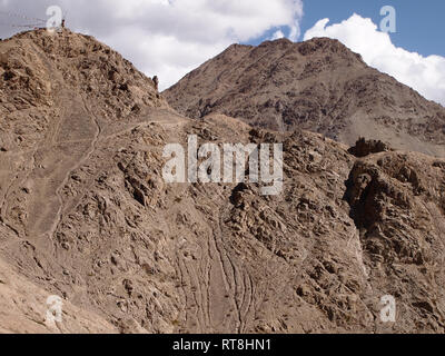 Mineral landscapes in Ladakh, the Land of the High Passes Stock Photo