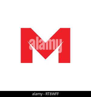 letter mv simple geometric logo vector Stock Vector Image & Art - Alamy