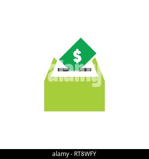 money card insert box symbol vector Stock Vector