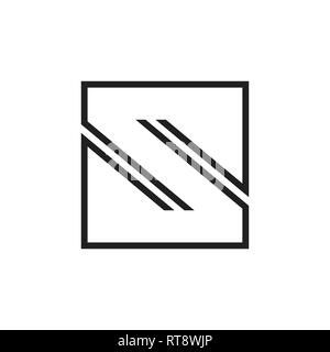 letter s square geometric lines arrows logo vector Stock Vector Image ...