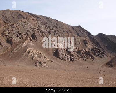 Mineral landscapes in Ladakh, the Land of the High Passes Stock Photo