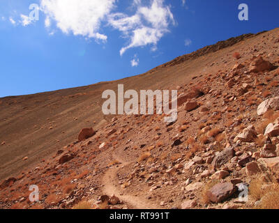 Mineral landscapes in Ladakh, the Land of the High Passes Stock Photo