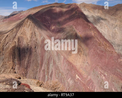 Mineral landscapes in Ladakh, the Land of the High Passes Stock Photo