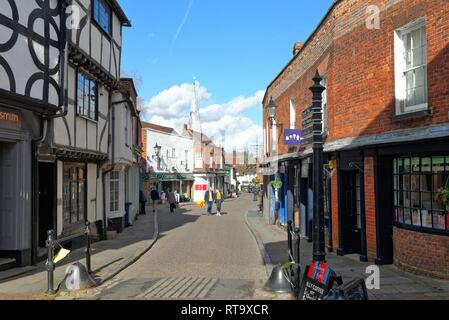 Centre of the market town of Godalming Surrey England UK Stock Photo ...